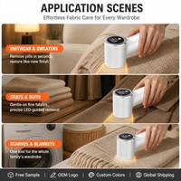 Éliminateur de bouloches électrique rechargeable USB avec écran numérique intelligent pour manteaux, draps et vêtements