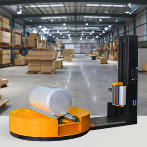 Reel Wrapper <strong>Paper</strong> Roll <strong>Wrapping</strong> Cylindrical Stretch Film <strong>Wrapping</strong> Packaging <strong>Machine</strong> - Product Image 1