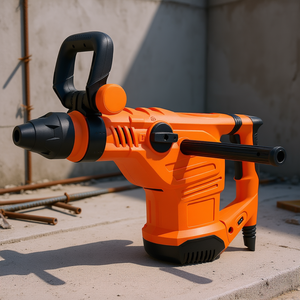 Marteau perforateur rotatif professionnel avec cordon, 1600W, SDS-Max, 2 pouces, outil de perçage 3 fonctions, 175-350 tr/min - Product Image 2