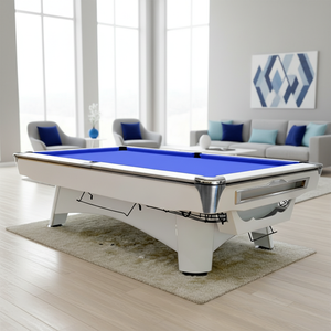 Table de billard <span class=keywords><strong>en</strong></span> bois massif de 6e génération, 9 pieds, taille standard, table de billard personnalisée, qualité tournoi, pour la maison - Product Image 1