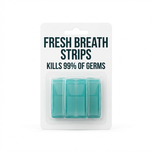 Bandes liposomales Greenpie à marque privée, <span class=keywords><strong>vitamine</strong></span> <span class=keywords><strong>C</strong></span> à dissolution orale pour une haleine fraîche, conformes aux normes GMP - Product Image 1