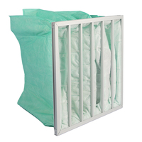 Filtre à air en fibre synthétique HZY à haute efficacité F6/F7/F8, à porosité 2.0m, personnalisable, en promotion