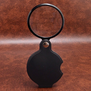 Loupe portable 60 mm avec étui en cuir pour la lecture et la bijouterie - Product Image 3