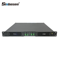 Amplificateur de puissance 2000 watts, kit de système audio, amplificateur de puissance classe D, audio professionnel pour la maison, amplificateur de puissance 4 canaux classe D 1u