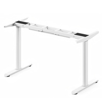 Bureau informatique réglable en hauteur pour le travail debout, poste de travail moderne et ergonomique, table d'étude électrique assis-debout pour la maison