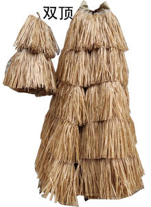 Parasol en paille simulée, parasol d'extérieur, villas dans les zones panoramiques, décoration intérieure, chaume portable, parasol de plage - Product Image 2