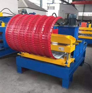 Forma personalizzata del pannello del tetto arco curvo delle mattonelle di piegatura del pannello del tetto in metallo k campan arco tetto rotola che forma macchina da costruzione - Product Image 5