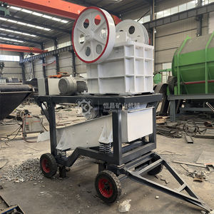 Маленькая портативная лабораторная щековая дробилка PE400x900 с питателем и конвейером - Product Image 4