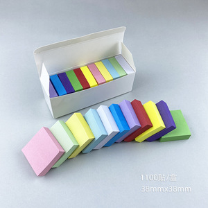 Đầy Màu sắc Mini Ins tự dính dính ghi chú nhỏ vuông giấy chỉ số dán cho sinh viên tearable-Bán buôn văn phòng phẩm - Product Image 3