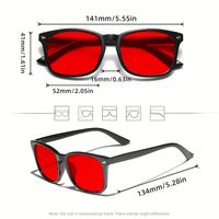Novedad 2025, Lentes con Filtro de Luz Roja para Dormir Mejor, Gafas Anti Luz Azul para Hombre y Mujer con Lentes Tintados en Rojo Anaranjado