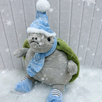 Peluche d'animal simulée en usine, poupée Timmy Turtle, jouet en peluche, coussin de maison, oreiller de lit, cadeau d'anniversaire