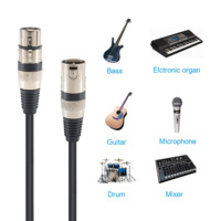 Connecteur XLR 3 broches mâle-femelle économique avec 5 anneaux de codage couleur – Prise microphone XLR en gros pour câble audio OEM
