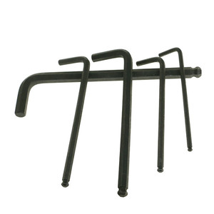 Clé à molette en L oxyde noir clé hexagonale Allen avec pointe à bille 1.<span class=keywords><strong>5</strong></span>/2/3/4/<span class=keywords><strong>5</strong></span>/6/8/10mm - Product Image 1