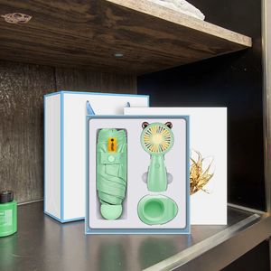 <span class=keywords><strong>Promo</strong></span> Hadiah Souvenir Pernikahan Musim Panas, Set Kipas Tangan Mini & Payung dengan Logo Perusahaan Custom untuk Tamu, Hadiah Ulang Tahun - Product Image 3