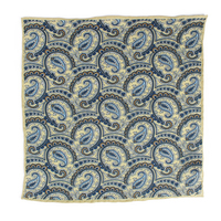 Dacheng Nouveau Design Floral Blossom Jacquard Paisley Hommes Poche Carrée Hommes 100% Soie Hanky
