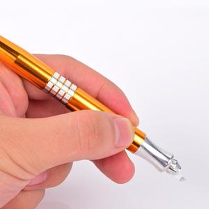 Microblading Tebori Blades Agujas de tatuaje Agujas de maquillaje permanente Manual Cejas Cuchillas Alfileres de sombreado - Product Image 4