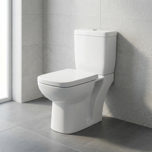 Ensemble de sanitaires économiques colorés, toilettes en céramique, WC italien avec lavabo sur pied en lotus, prix de gros - Product Image 5