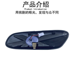 BMW Mini F55 F56 F57 Union Jack Fender <b>Lights</b> Sequential Turn Signal ABS Pair Retrofit Upgrade - Product Image 3