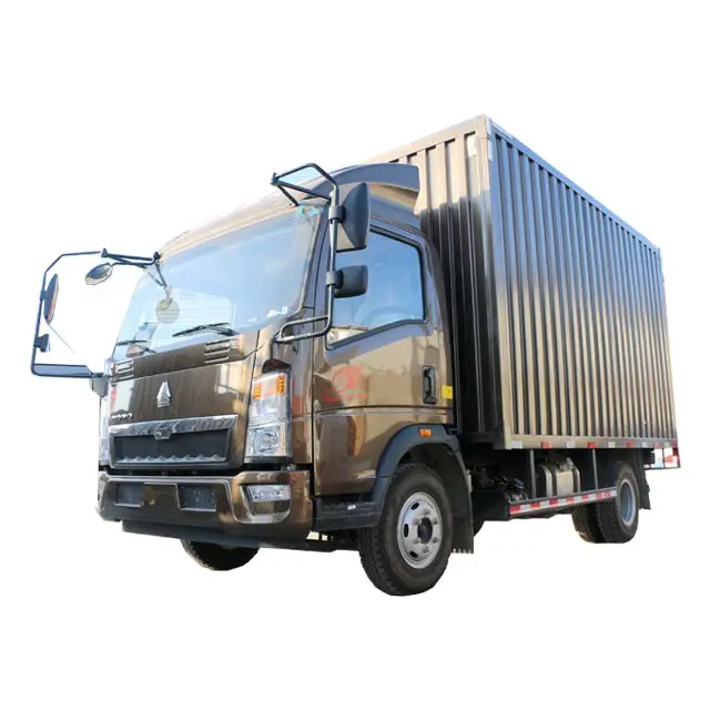 HOWO Cargo Truck Giá 4X2 Xe Tải Chở Hàng Hộp Xe Tải Chở Hàng Hộp