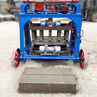 Machine à fabriquer des blocs semi-automatique en Chine Machine à fabriquer des blocs creux en béton avec prix de gros