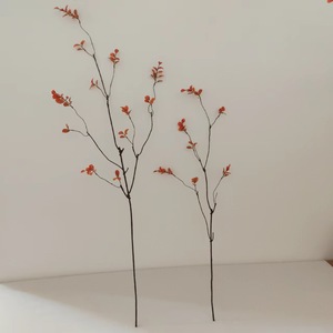 Hojas de Arce Rojo Artificiales, Flores de Seda, Ramas Secas, Decoración del Hogar, Accesorios para Bodas, Pequeñas Hojas Otoñales, Ramas de Barba de Dragón - Product Image 4