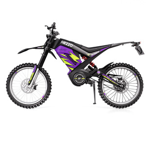 Moto électrique tout-terrain Hezzo 72v 8000w haute puissance, moto double usage - Product Image 5