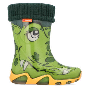 รองเท้าบูทเด็กพิมพ์ลายจระเข้ขนาด20-27, ใส่สบายทนทานกันน้ำฤดูหนาวรองเท้ากลางแจ้ง - Product Image 4