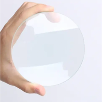 Lentille biconvexe en verre optique de grand diamètre 100 mm 150 mm 200 mm 300 mm pour loupe, usage industriel, OEM personnalisé