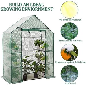 Household Small Portable <strong>Greenhouse</strong> Garden Tomato Flower <strong>Walk</strong> <strong>in</strong> Small Green Houses for Home Garden - Product Image 2
