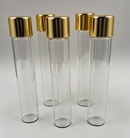 109 tubes en verre avec bouchon CR, sérigraphiés, emballage en rouleau de haute qualité, bouchons à vis colorés, flacons pour boissons énergisantes
