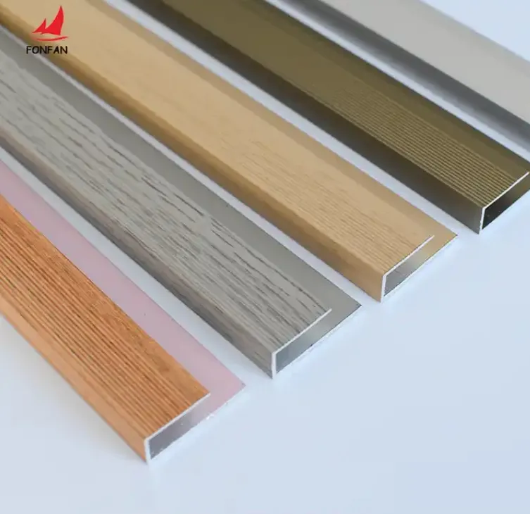 Fengfan Antislip C Vorm Tegel Rand Trim Voor Vloer Aluminium Tegel Randen Decoratie Versiering