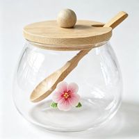 Nouveau design de pot en verre hermétique pour aliments, idéal pour le thé, les bonbons, le rangement de cuisine et l'indispensable pour les fêtes