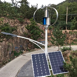 ระบบพลังงานแสงอาทิตย์ไฮบริดแบบแกนตั้ง3KW 12V 24V 48V สำหรับฟาร์มนอกกริด - Product Image 2