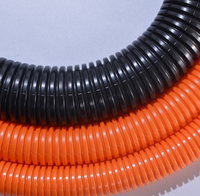 Tuyau ondulé flexible pour la gestion des câbles des bras robotiques - Conduites de câbles flexibles en nylon anti-fissuration