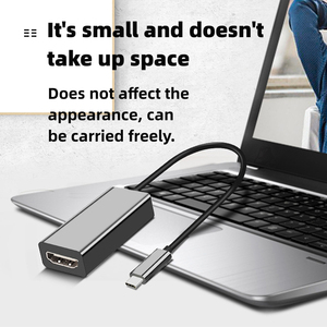 Premium haute résolution 4K @ 60Hz Type C vers <span class=keywords><strong>HDMI</strong></span> 1080p HD tv câble adaptateur <span class=keywords><strong>USB</strong></span> vers <span class=keywords><strong>HDMI</strong></span> mâle vers <span class=keywords><strong>femelle</strong></span> pour moniteur projecteur - Product Image 2