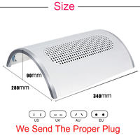 858-5 Triple Fans Aspirateur à Ongles Forte Aspiration Extracteur de Haute Qualité Blanc Rose Manucure Pédicure Collecteur de Poussière à Ongles