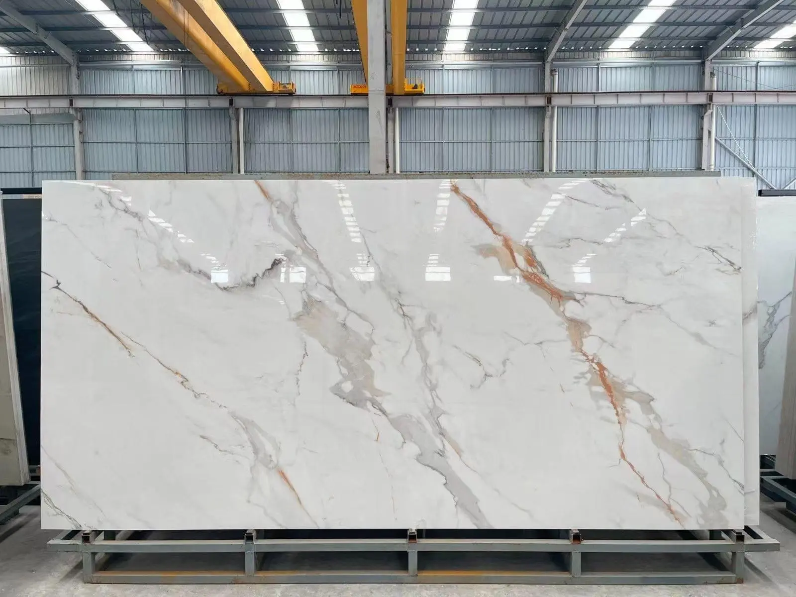 Yingchuang Großhandel hochglanz 1220 * 2900 mm * 3 mm UV-Marmor-PVC-Blätter Platte PVC-Steifblech für Wanddekoration