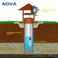 Sensor de Nivel de Combustible Inteligente Sumergible con Energía Solar, WIFI, para Hogar Inteligente, de Alta Precisión, Precio de Fábrica NOVA