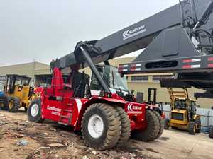 Peralatan pengendali kontainer yang digunakan oleh pengangkat barang Kalmar penjangkai tumpukan 45ton naik 15m dengan pergeseran samping 3 tiang diesel - Product Image 3