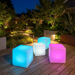 Éclairage LED extérieur étanche IP65, moderne, blanc, en PC, pour pelouse, cour, villa, balcon, terrasse, chaise, lumière décorative de jardin - Product Image 1