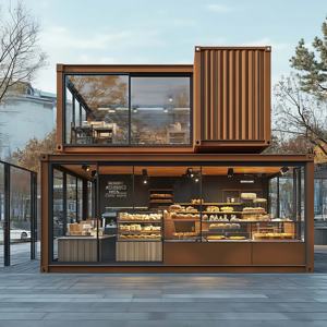 Casa Container di Lusso <span class=keywords><strong>Akay</strong></span>, Ufficio Portatile Personalizzato, Appartamento Duplex Prefabbricato, Edificio Smontabile - Product Image 2