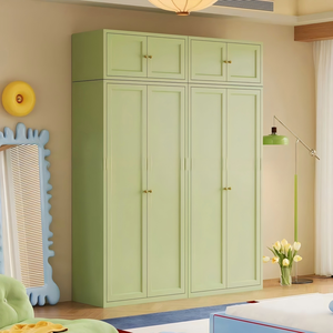 <span class=keywords><strong>Armadio</strong></span> Moderno Premium in Acciaio <span class=keywords><strong>per</strong></span> Bambini, Ecologico e Non Tossico, con Ante a Battente, Ampio Spazio di Archiviazione, Montabile a Parete <span class=keywords><strong>per</strong></span> Appartamenti e Camere da Letto - Product Image 2