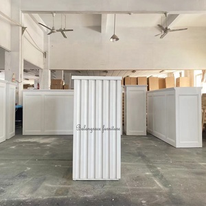 Chất lượng cao Thiết kế mới trắng khung đám cưới tổ chức sự kiện mạnh mẽ và mạnh mẽ với Slatted gỗ thanh bảng - Product Image 3