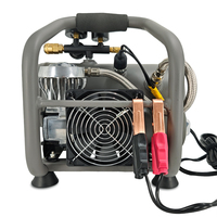 Compresor de Buceo Portátil PM720 de 1/2HP con Tanque de 5.7L, Bomba de Motor de Pistón, DC 12V, Refrigerado por Aire, Lubricación sin Aceite, Funcionamiento Silencioso