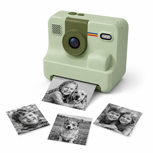 Appareil photo instantané pour enfants OEM en gros, écran 2,4 pouces, imprimante thermique sans encre 203 DPI, objectif rotatif, <span class=keywords><strong>mini</strong></span> appareil photo numérique jouet - Product Image 1