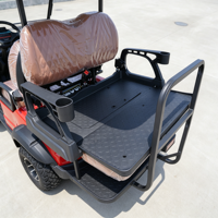 Voiturette de golf électrique 4 places homologuée pour la route, homologuée EEC et DOT, batterie au lithium, buggy LSV homologué pour la route