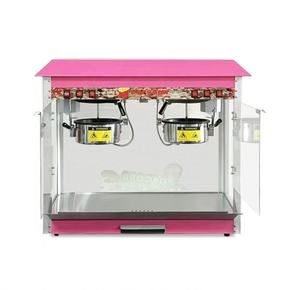 نموذج مسطح أواني اثنين التجارية الكهربائية وعاء مزدوج آلة الفشار غير لاصقة الفشار آلة كشك معدات الوجبات الخفيفة الترفيهية - Product Image 2