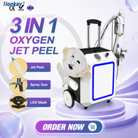 Pistolet pulvérisateur d'oxygène à succès pour le rajeunissement de la peau, appareil facial 7 couleurs, machine à jet d'eau oxygénée Photon Aqua Peel