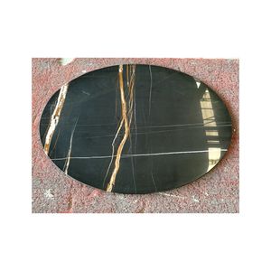 حجر صقل نوير سهارا من الحجر الطبيعي للبيع بالجملة أثاث منزلي أسود طبيعي حجر حديث - Product Image 1