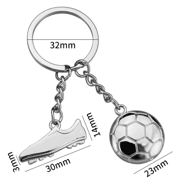 Llavero de fútbol 3D X-306